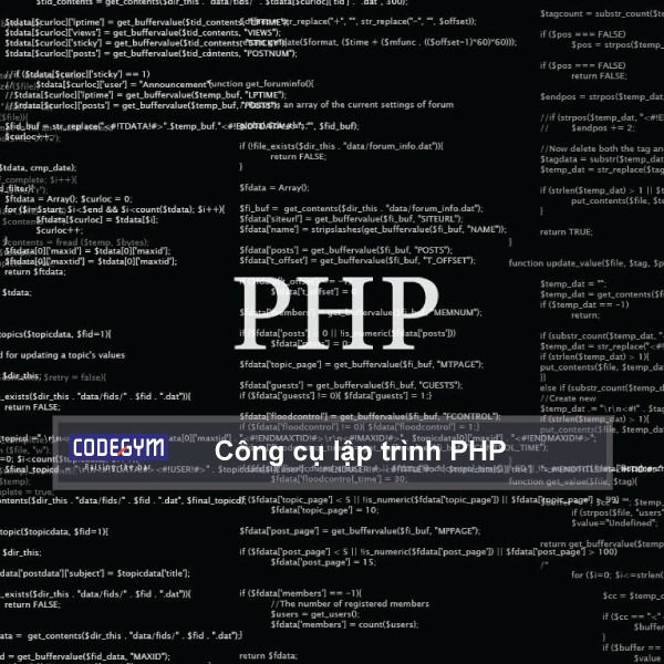 Công cụ lập trình PHP tốt nhất cho các lập trình viên