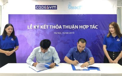 CodeGym và ReactPlus ký kết thỏa thuận hợp tác đào tạo – tuyển dụng