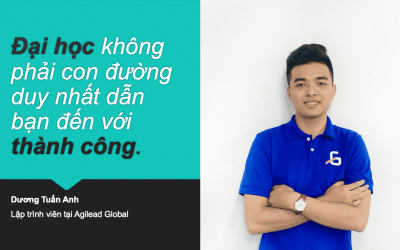 Dương Tuấn Anh: “Sau khi tốt nghiệp CodeGym, mình đang là lập trình viên trẻ nhất tại Agilead Global”