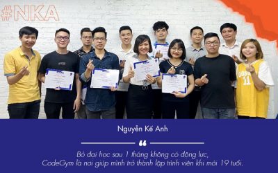 Nguyễn Kế Anh – bỏ đại học sau 1 tháng và câu chuyện tới CodeGym học lập trình