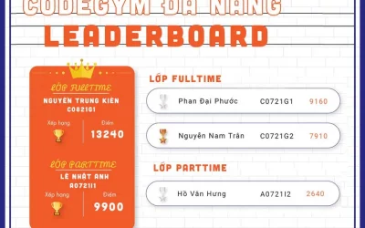 CodeGym Đà Nẵng công bố Gamification tháng 9.2021