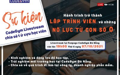 CodeGym Livestream “Hành trình trở thành lập trình viên”