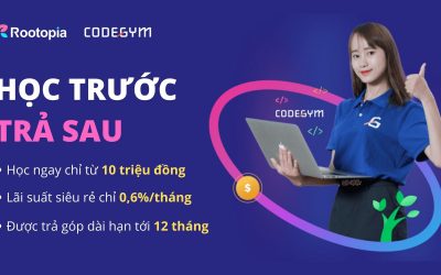 Giải pháp học phí: Trả góp dài hạn tới 12 tháng, Lãi suất 0,6%tháng