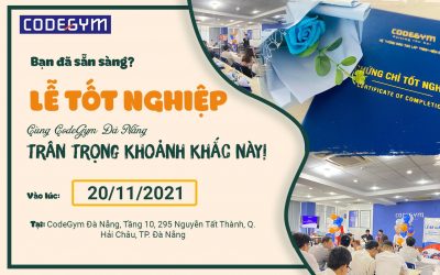 Lễ tốt nghiệp Tháng 11/2021 – CodeGym Đà Nẵng