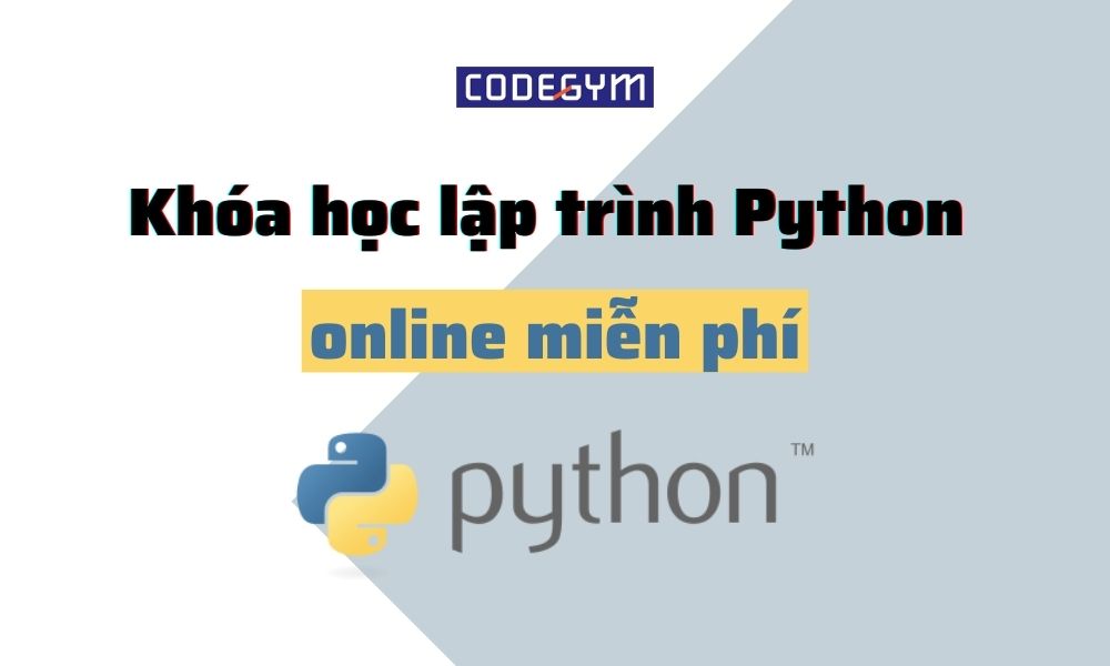 khóa học lập trình python online miễn phí
