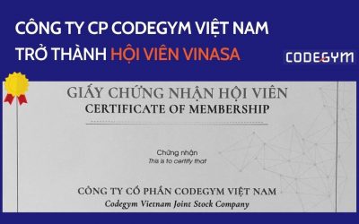 CÔNG TY CP CODEGYM VIỆT NAM TRỞ THÀNH HỘI VIÊN VINASA