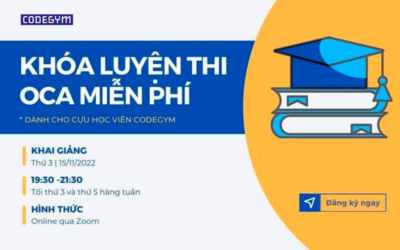 Khép Lại Hành Trình Khóa Luyện Thi OCA Tại CodeGym