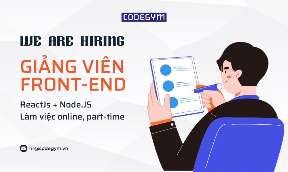 tuyển dụng giảng viên Front-end