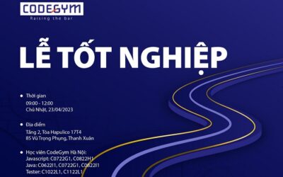 Lễ tốt nghiệp khóa đào tạo lập trình viên và kiểm thử viên chuyên nghiệp quý I.2023