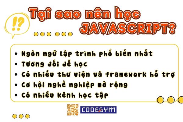 Tại sao nên học JavaScript