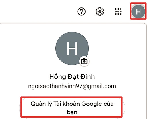 bảo mật gmail