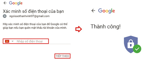 bảo mật gmail