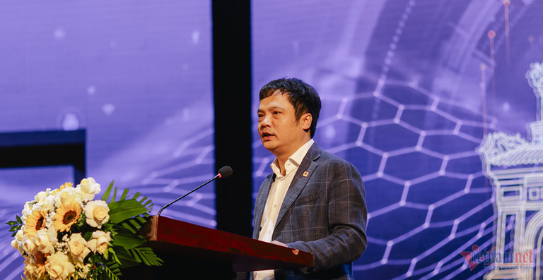 Chủ tịch VINASA Nguyễn Văn Khoa tại sự kiện Tuần lễ chuyển đổi số - Huế 2023.