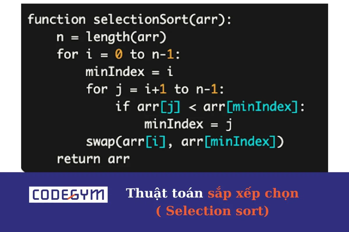 [Mỗi ngày 1 thuật toán] Thuật toán sắp xếp chọn 