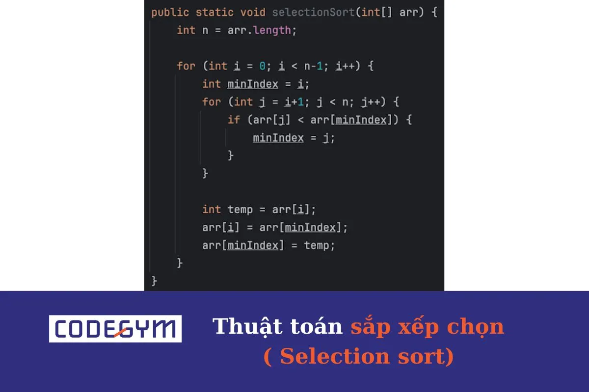 [Mỗi ngày 1 thuật toán] Thuật toán sắp xếp chọn 