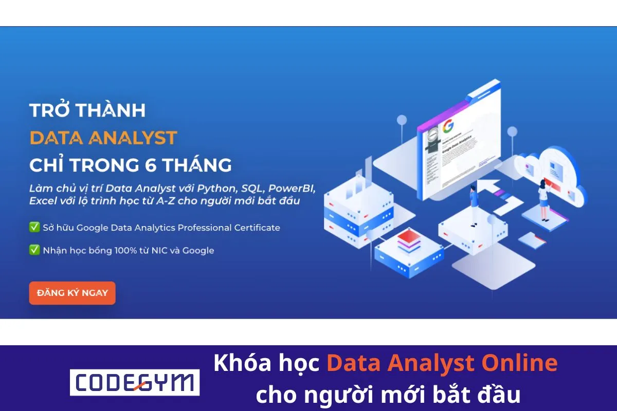 Khóa học Data Analyst Online cho người mới bắt đầu