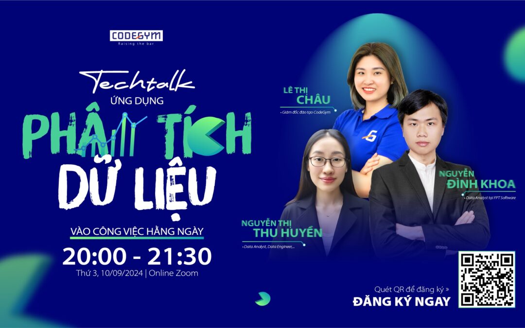 Techtalk "Ứng dụng Phân tích dữ liệu vào công việc hằng ngày"