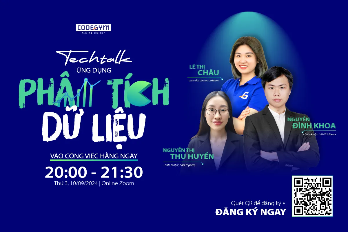 Techtalk "Ứng dụng Phân tích dữ liệu vào công việc hằng ngày"