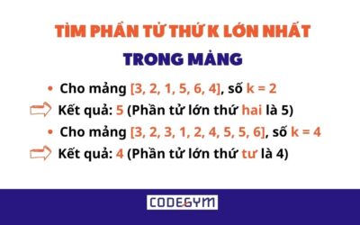 [Mỗi ngày 1 thuật toán] Tìm phần tử thứ K lớn nhất trong mảng