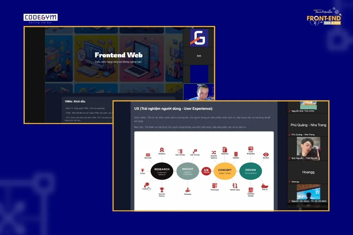 Tổng kết Techtalk "FRONTEND WEB: XƯA VÀ NAY"