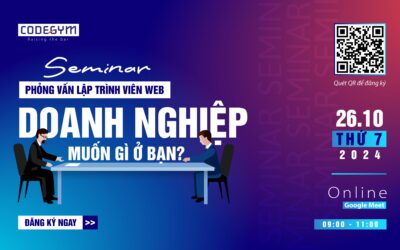 Seminar “Phỏng vấn Lập trình viên Web: Doanh nghiệp muốn gì ở bạn?”