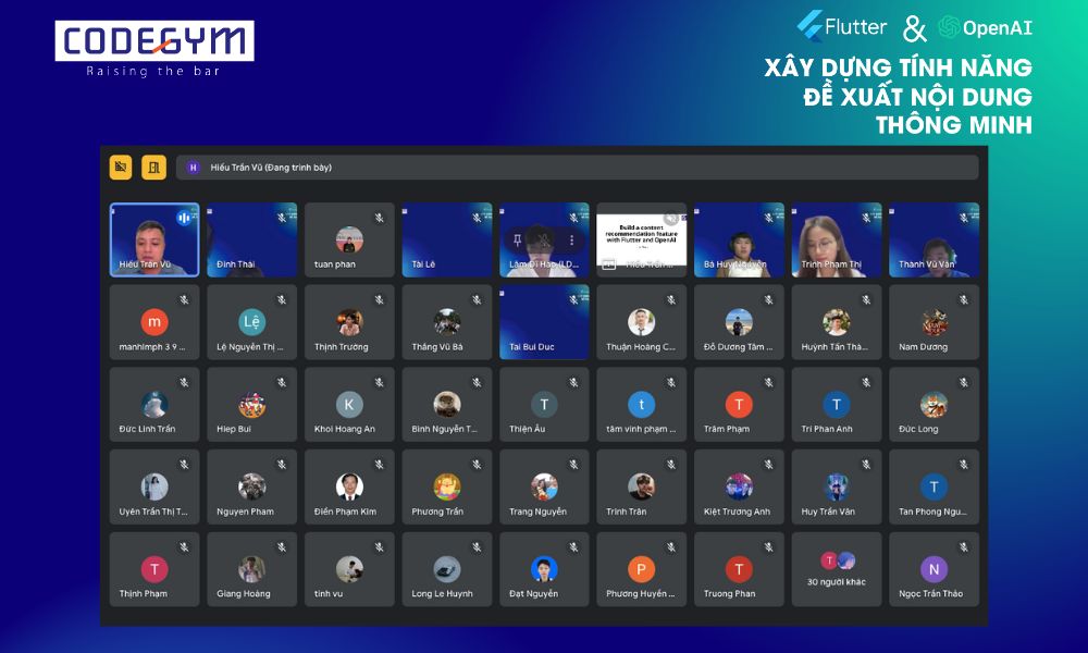 Tổng kết Techtalk "Flutter & OpenAI: Xây dựng ứng dụng đề xuất nội dung thông minh"