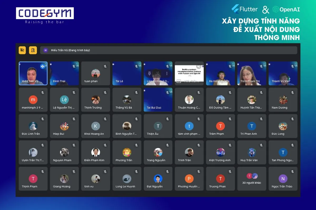 Tổng kết Techtalk "Flutter & OpenAI: Xây dựng ứng dụng đề xuất nội dung thông minh"