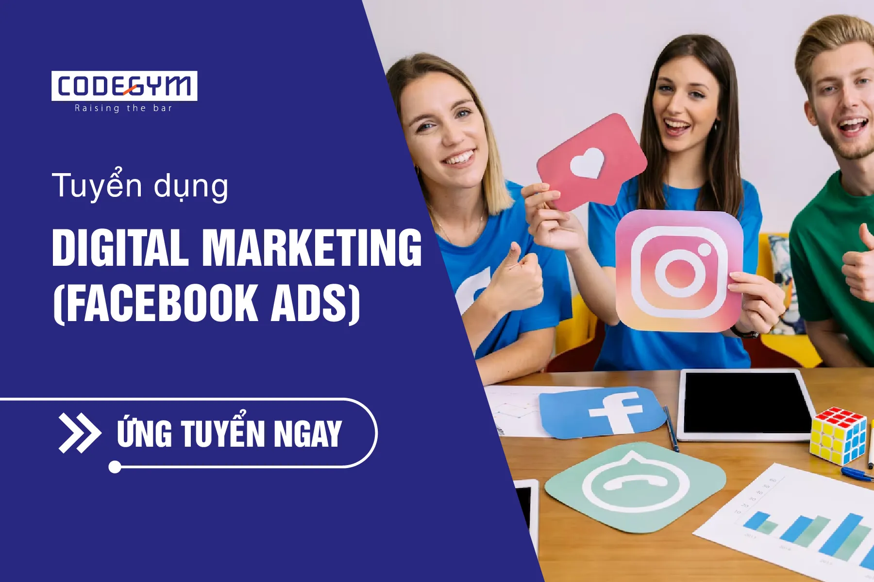 [CodeGym] Tuyển dụng Digital Marketing (Facebook Ads)