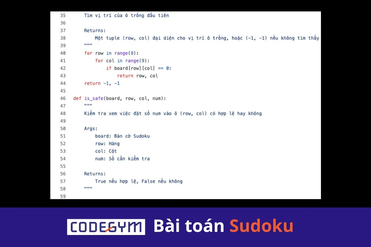 [Mỗi ngày 1 thuật toán] Bài toán Sudoku