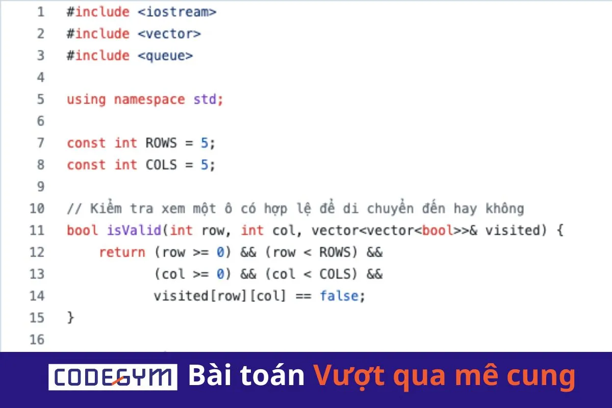 [Mỗi ngày 1 thuật toán] Bài toán Vượt qua mê cung