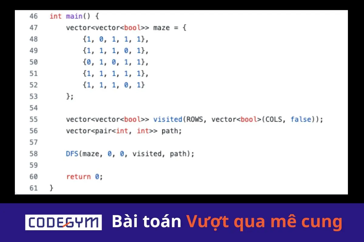 [Mỗi ngày 1 thuật toán] Bài toán Vượt qua mê cung