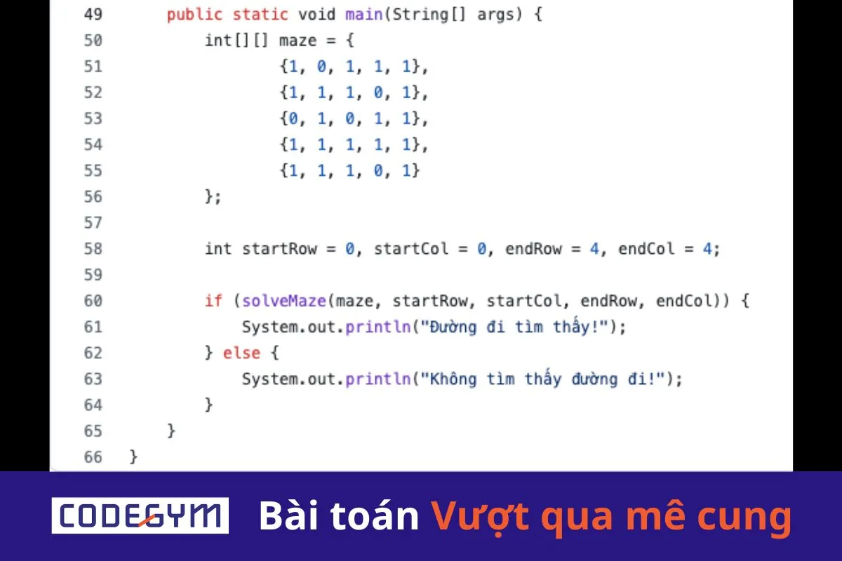 [Mỗi ngày 1 thuật toán] Bài toán Vượt qua mê cung