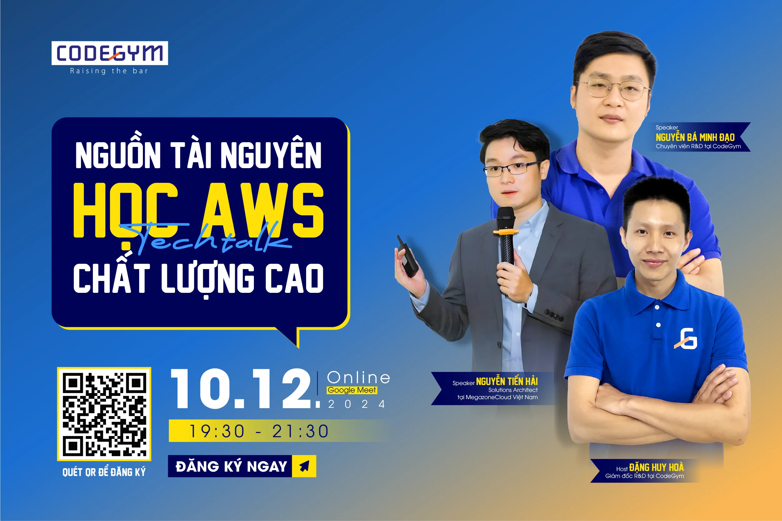 [MIỄN PHÍ] Techtalk "Nguồn tài nguyên học AWS chất lượng cao" 